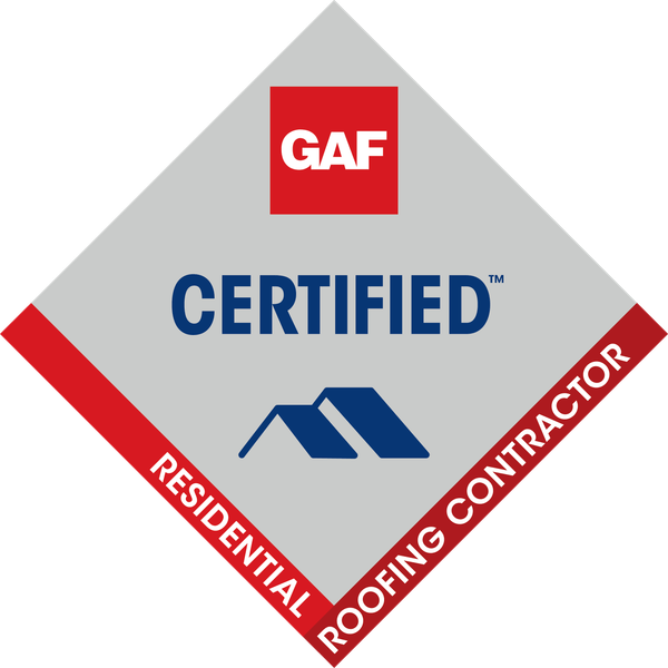 GAF Certified Residential Roofing Contractor badge